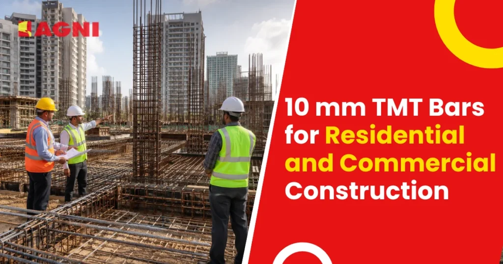 10mm TMT Bars for Residential and Commercial Construction