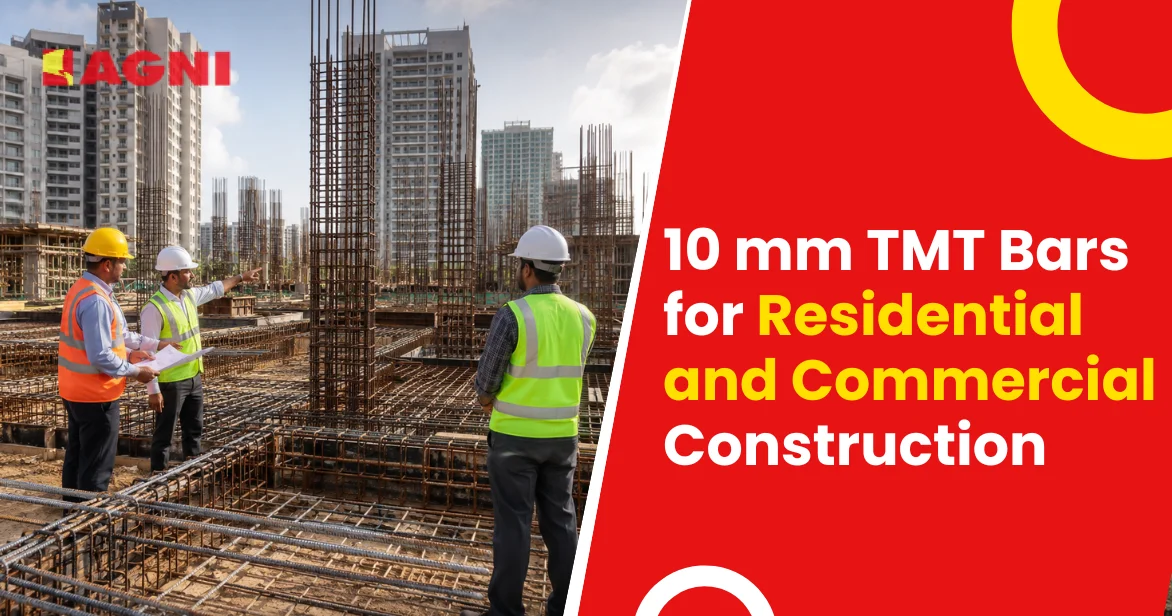10mm TMT Bars for Residential and Commercial Construction