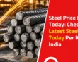 Steel Price Per Kg Today: Check Latest Steel Rate Today Per Kg in India